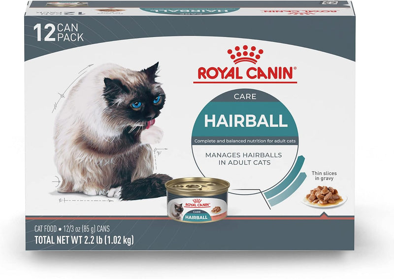 Royal Canin Hairball Care Thin Slices In Gravy Wet Cat Food, 3 oz. Can 12-Count