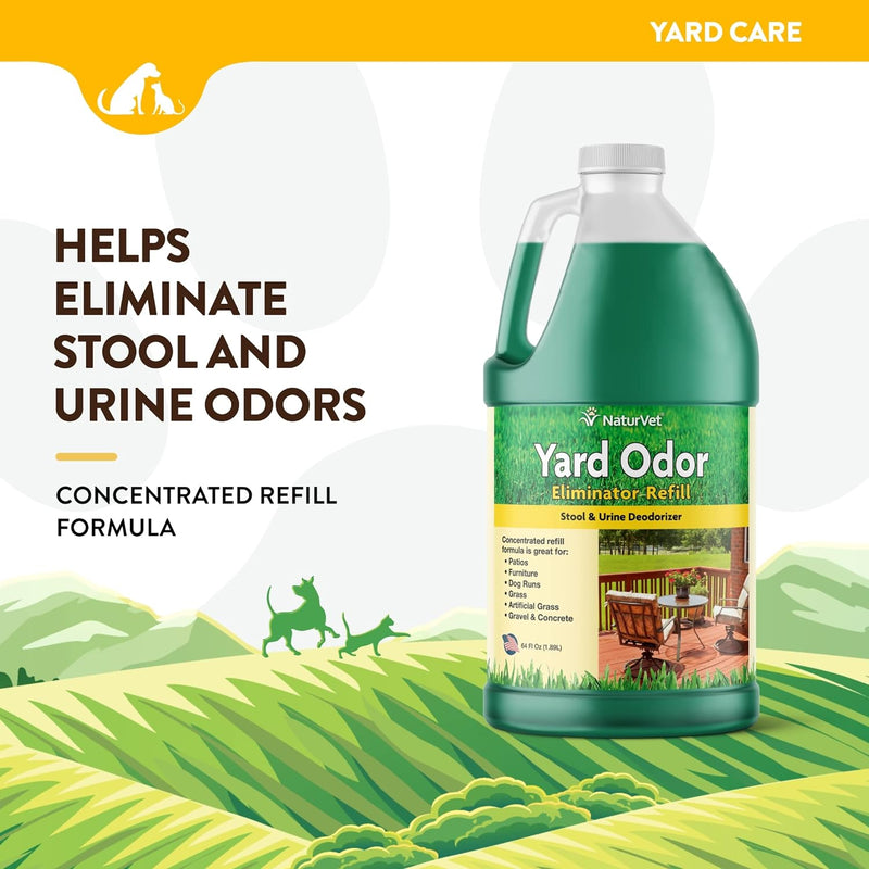 NaturVet Yard Odor Eliminator Refill 64oz.