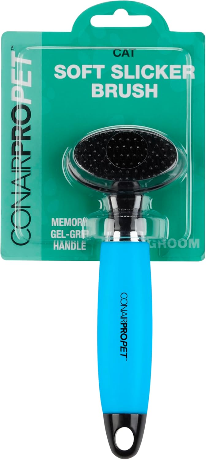 Conairpro Cat Soft Slicker Brush for Shedding