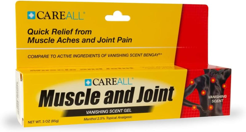 CareAll  Muscle and Joint Gel with Vanishing Scent 3 oz.