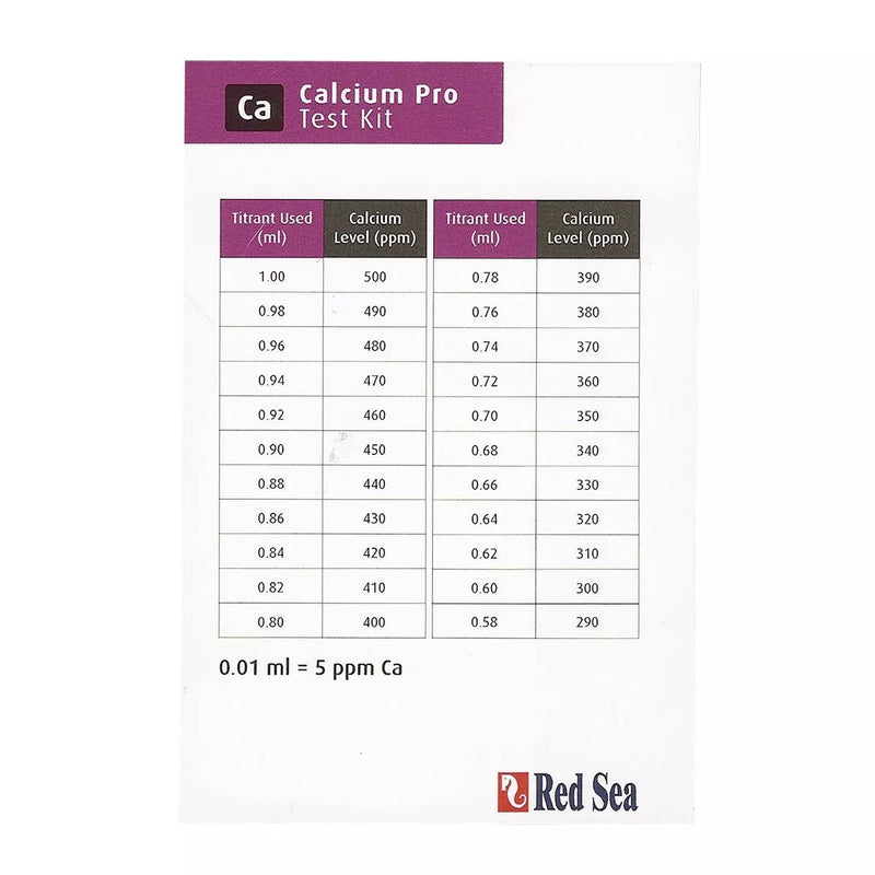 Red Sea Calcium Pro Test Kit