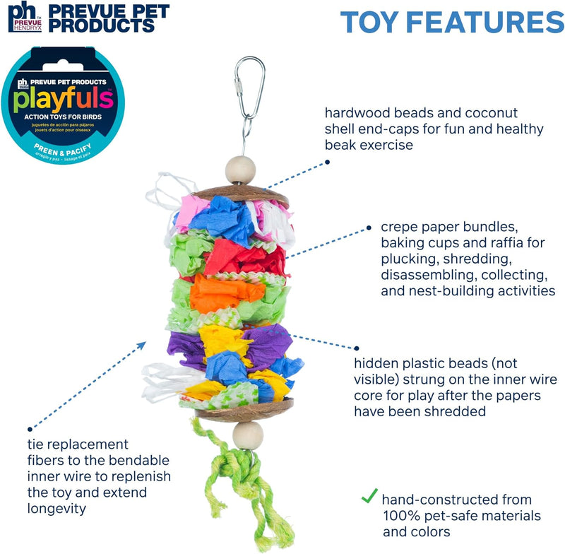 Prevue Pet Products Laundry Day Bird Toy