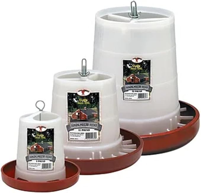 Little Giant 3Lbs Plastic Hanging Poultry Feeder