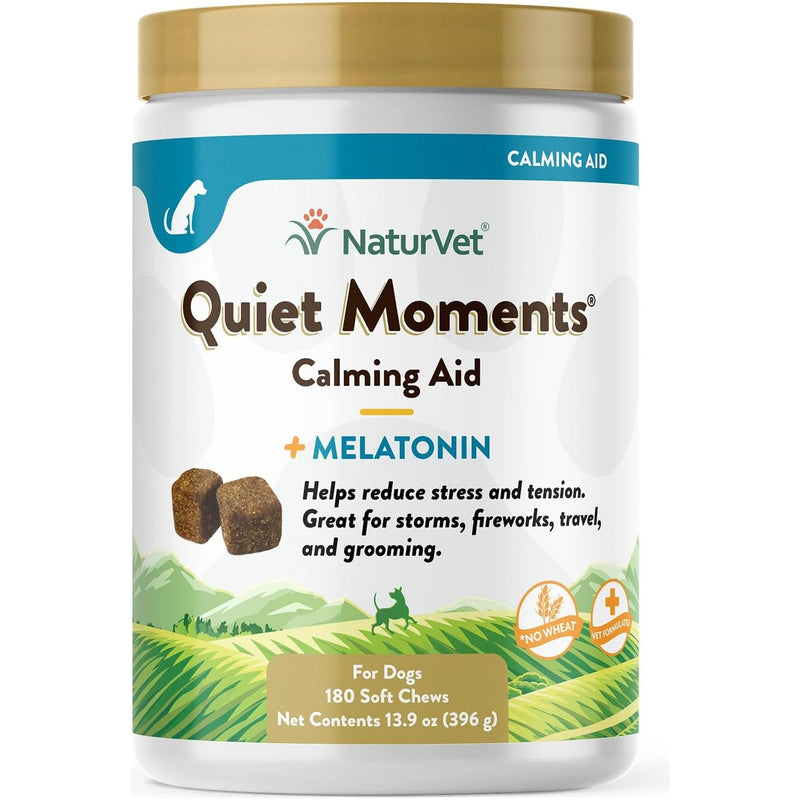 NaturVet Quiet Moments  Calming Aid Dog Supplement 180ct