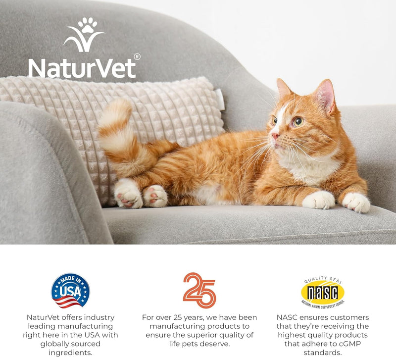 NaturVet Digestive Enzymes for Cats Plus Probiotics 60 Soft Chews