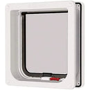 Cat Mate Lockable Cat Flap With Door Liner, White Closer Pets