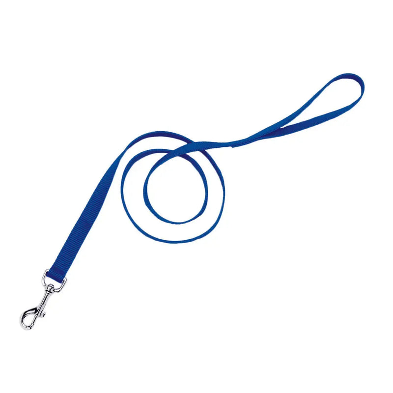 Coastal Dog Leash Single-Ply Nylon 4ft. 5/8-in Blue Coastal Pet