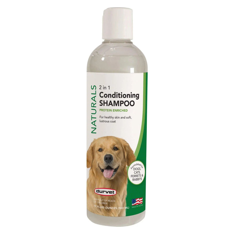 Durvet Naturals 2 in 1 Conditioning Shampoo 17 oz. Durvet