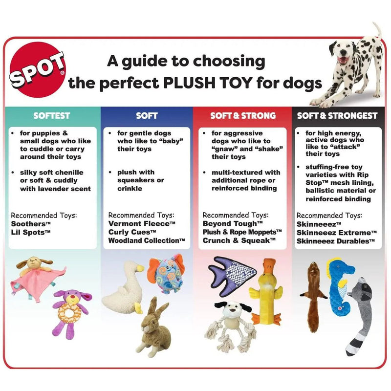 Ethical Pet Skinneeez Fox Stuffless Squeaky Dog Toy 23-Inch Ethical Pet