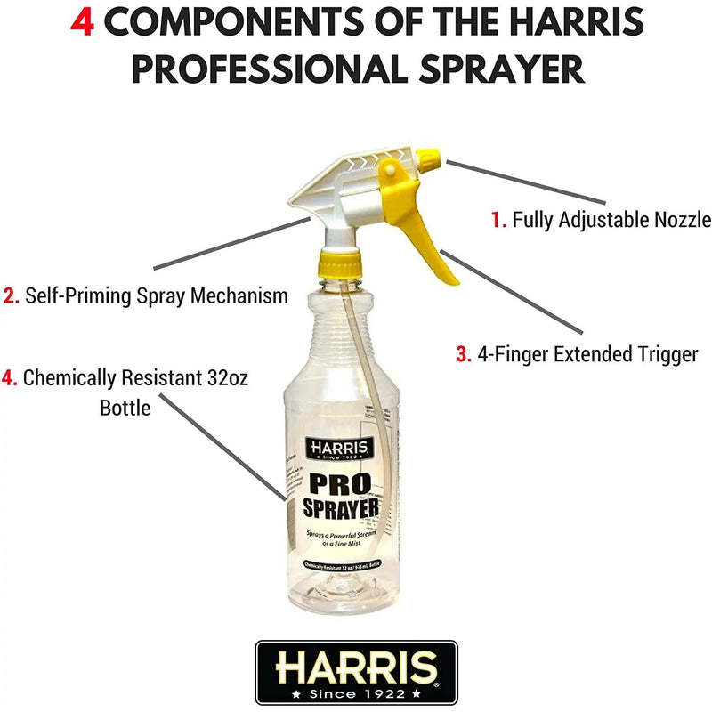 Harris Professional Spray Bottle 32 oz. 3-Pack Harris