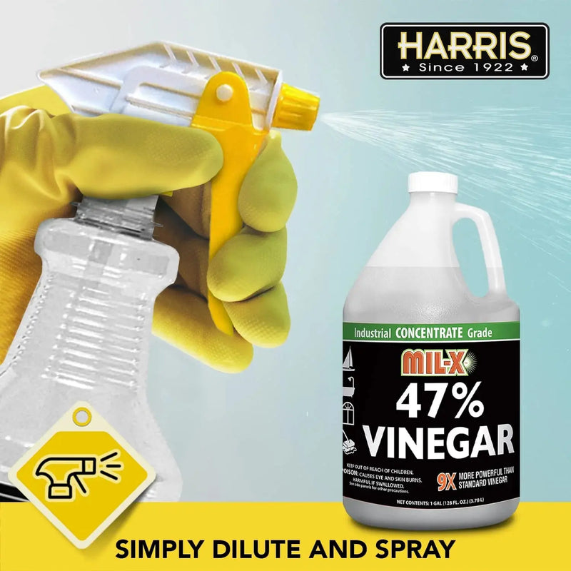 MIL-X 47% Vinegar Industrial Grade Concentrate, Gallon Harris