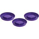 Little Giant Plastic Screw-On Waterer Base 1 Gallon, Purple 3-Pack