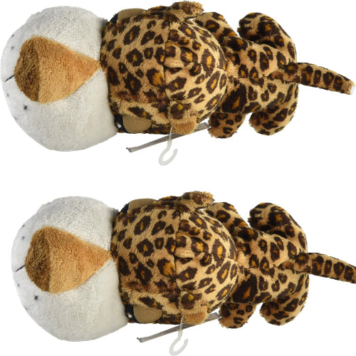 Digger's FatHedz Mini Cheetah Dog Toy 2-Pack