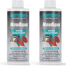 Novaqua Water Conditioner Aquariums & Ponds Fresh Saltwater 8 oz. 2-Pack