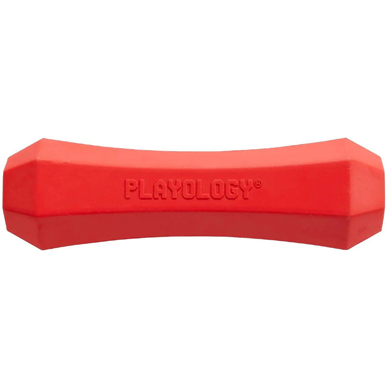 Playology Squeaky Beef Scent Chew Stick Dog Toy, Medium PLAYOLOGY