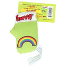 Yeowww! Holiday Catnip Kitten Mittens Cat Toy Green Rainbow Yeowww!