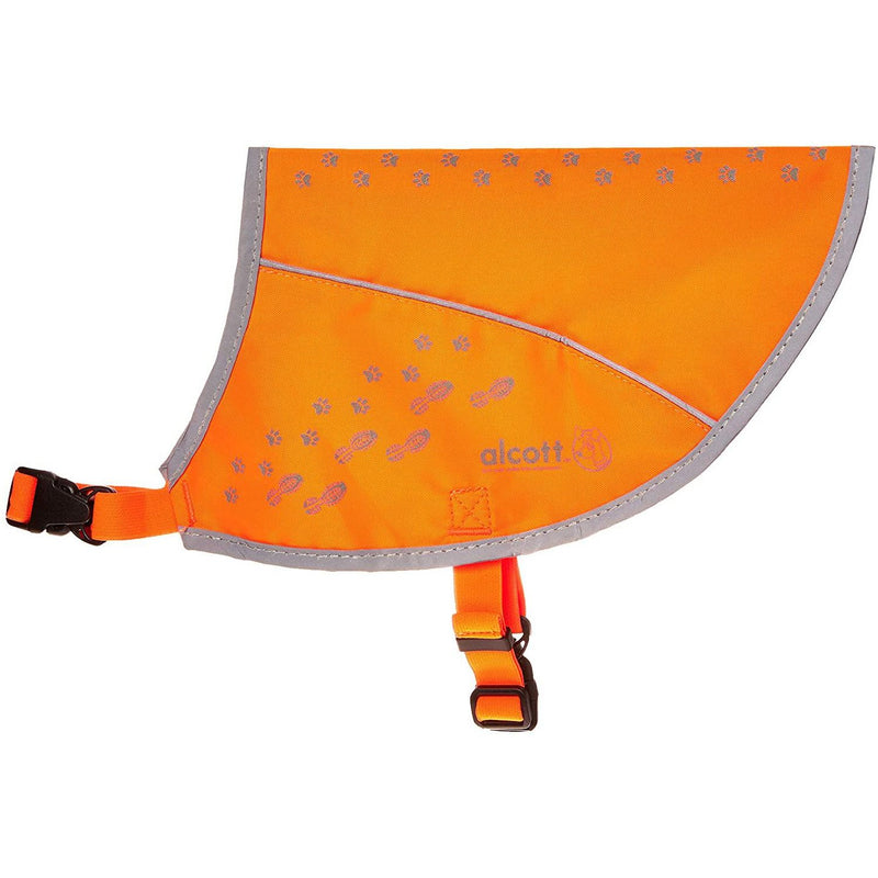 Alcott Visibility Dog Vest with Reflective Trim, Neon Orange Alcott