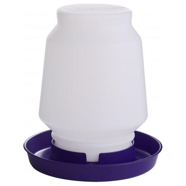 Little Giant Plastic Screw-On Waterer Base 1 Gallon, Purple Little Giant