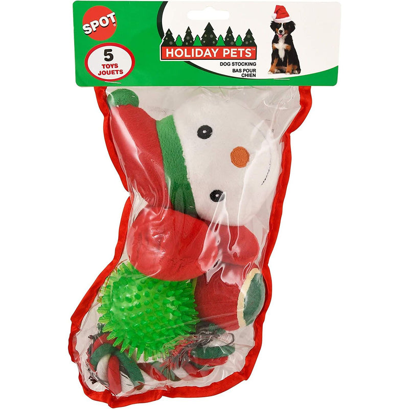 Ethical Pet Spot Holiday Dog Stocking Large 5pcs Per Stocking Ethical Pet