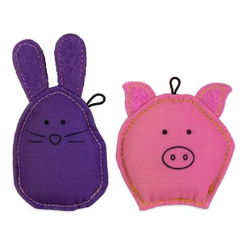 JW Pet Pig-ee & Bunn-ee Catnip Cat Toys Combo JW Pet