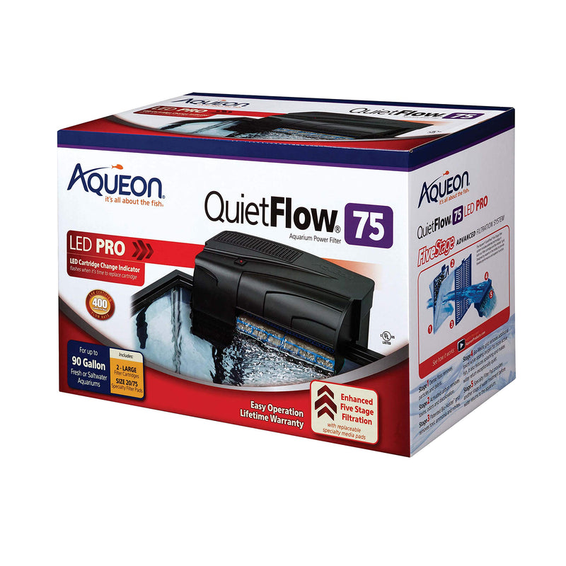 Aqueon QuietFlow LED PRO Aquarium Power Filters