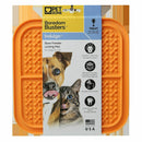 Pet Zone Pet Boredom Busterz Indulge Licking Mat, Orange Pet Zone