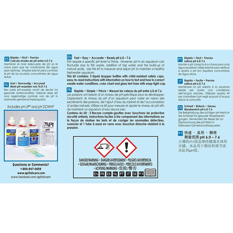 API Test KIT Individual Aquarium Water Test Kit API