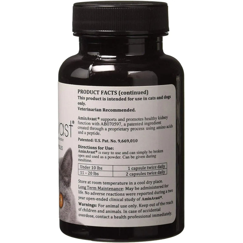 AminAvast 60 Sprinkle Cap Healthy Kidney Function for Cats and Dogs 300mg BioHealth