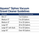 Aqueon Aquarium Siphon Vacuum Aquarium Gravel Cleaner Large with Bulb, 10-Inch Aqueon