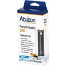 Aqueon Preset Fish Tank Heater 50 Watts, 3.5" X 1.5" X 7" Black Aqueon