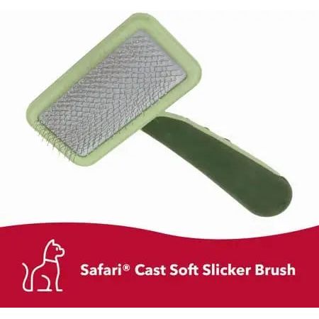 Coastal Pet Safari Cat Soft Slicker Brush 6.5 x 3.5" Coastal Pet Products