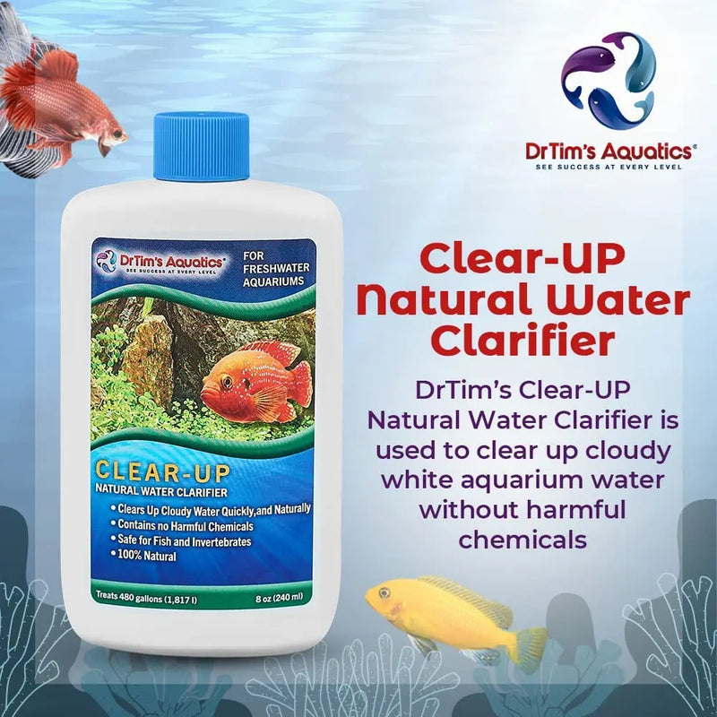 Dr Tim’s Aquatics Freshwater Clear-Up Natural Water Clarifier 4oz. Dr. Tim’s Aquatics