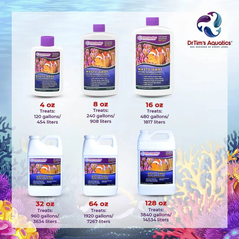 DrTim’s Aquatics Reef Waste-Away Natural Aquarium Cleaner 16 oz. Dr. Tim’s Aquatics