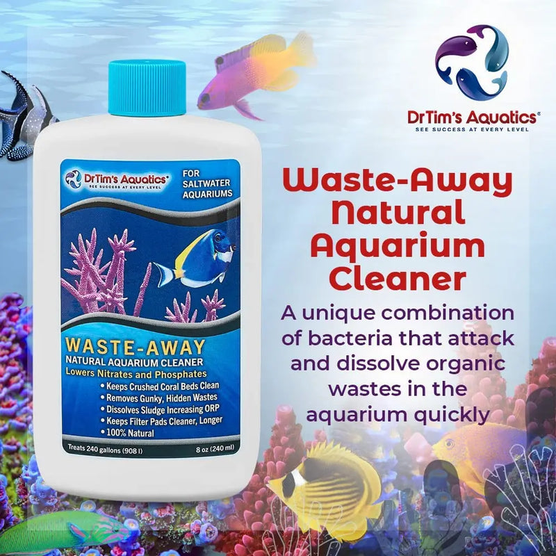 DrTim’s Aquatics Saltwater Waste-Away Aquarium Cleaner 4 oz. Dr. Tim’s Aquatics