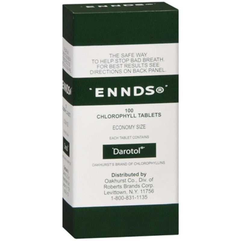 Ennds Chlorophyll Tablets 100 Tablets 3-Pack Oakhurst