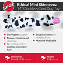 Ethical Pet Mini Skinneeez Crinklers Cow Squeaky Dog Toy 14-Inch Ethical Pet