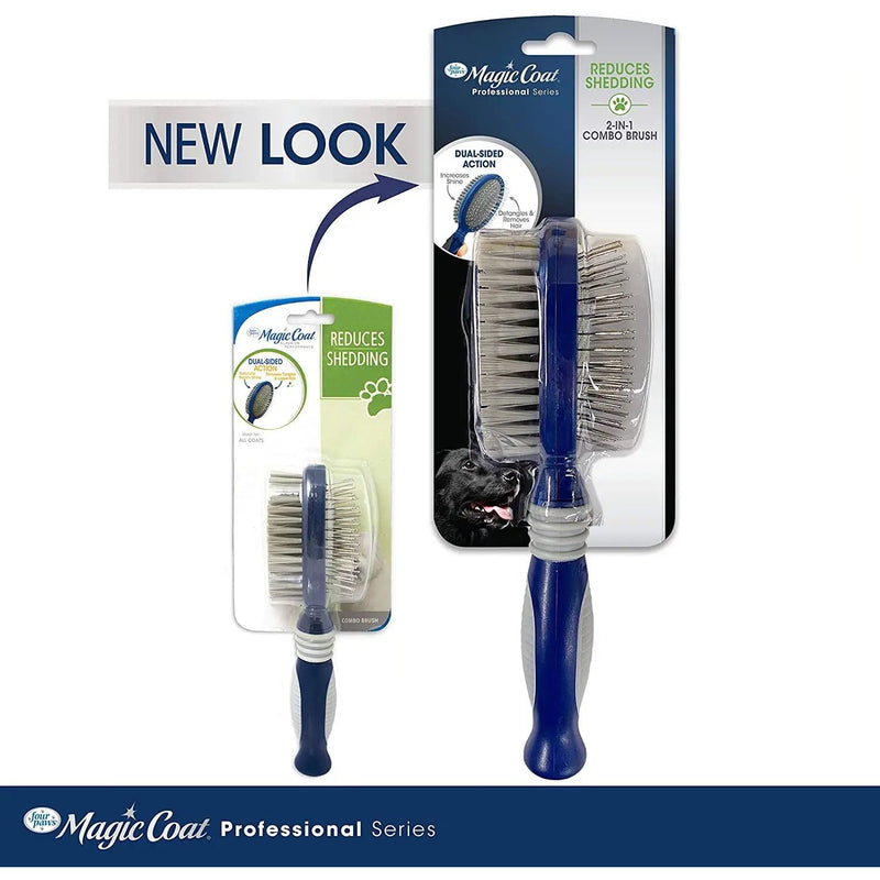 Four Paws Magic Coat Dual Side Combo Brush Four Paws