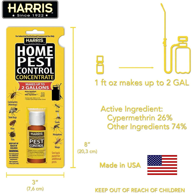 HARRIS Home Pest Control Concentrate, 1 fl. Oz. Harris