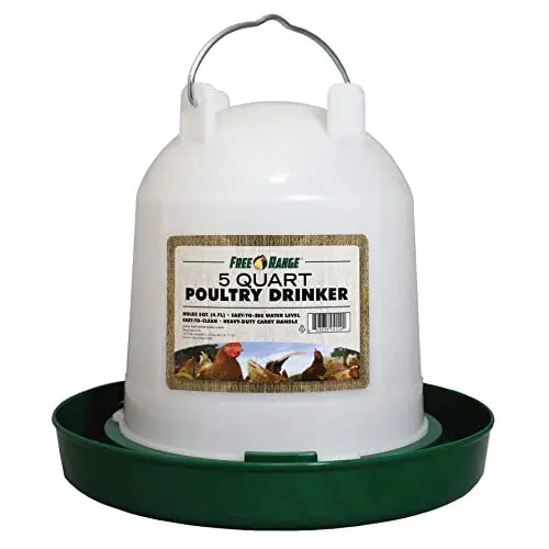 Harris Farms Plastic Poultry Drinker, 5 Quart Harris Farms