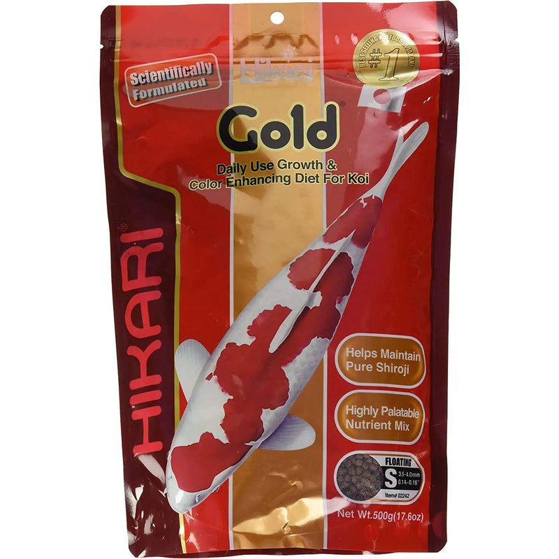 Hikari Gold Koi Food Mini Floating Pellets Fish Diet 17.6 oz. Hikari