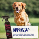 Micro-Tek Maximum Strength Pet Spray for Pet Skin Problems 16oz. Micro-Tek