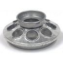 Miller 9810 Round Jar Galvanized Feeder Base Baby Chic 10-Pack Miller