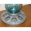 Miller 9810 Round Jar Galvanized Feeder Base Baby Chic 10-Pack Miller