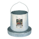 Miller Galvanized Steel Hanging Chicken Feeder Holds 12lb 2-Pack Little Giant