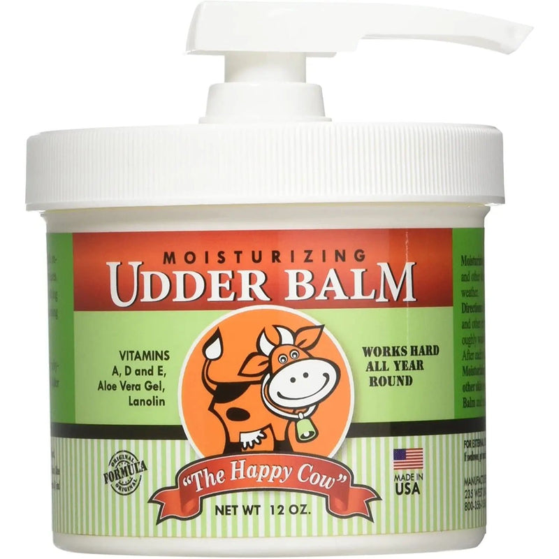 The Happy Cow Moisturizing Udder Balm 12 oz. Pump SANDAHL MFG