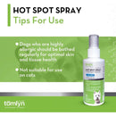 Tomlyn Allercaine Antiseptic Sooth Hot Spot Spray for Dogs 4 oz. Tomlyn