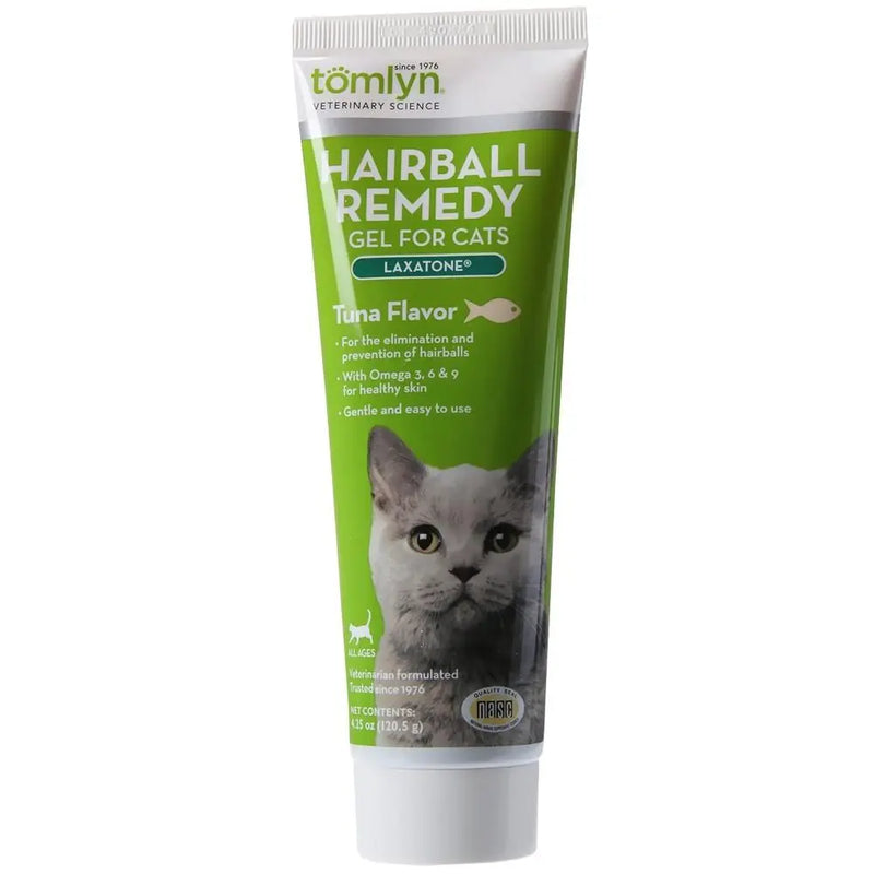 Tomlyn Laxatone Tuna Flavor Hairball Remedy 4.25 oz. Tomlyn