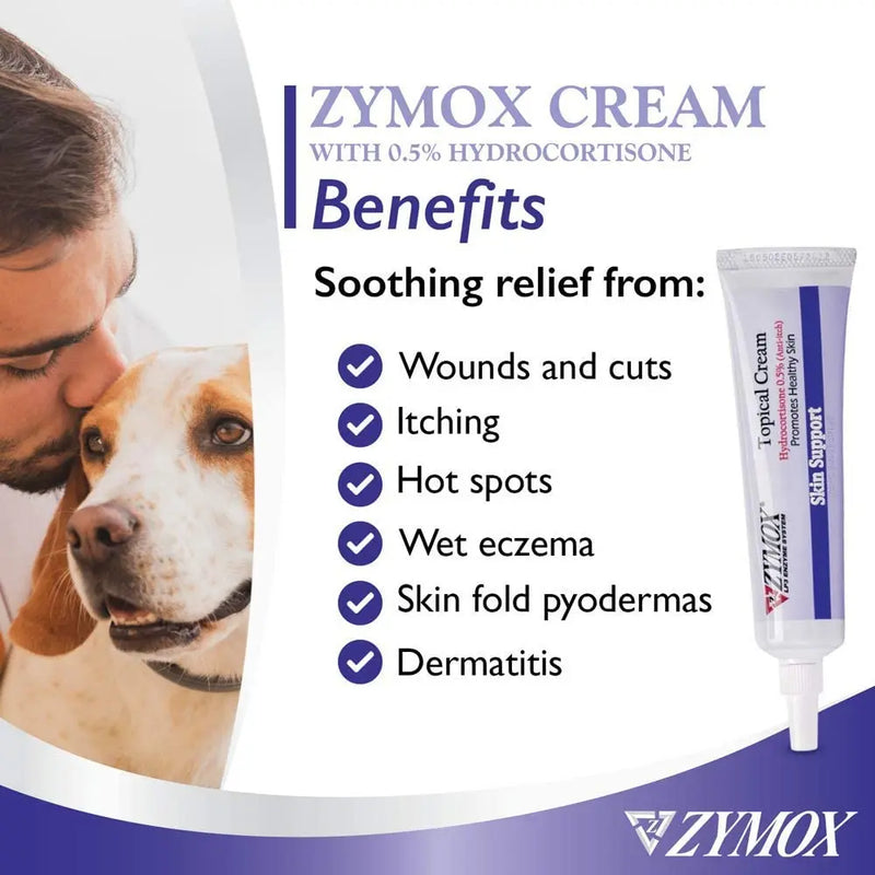 Zymox Topical Cream Infection and Wound Care 1oz. ZYMOX