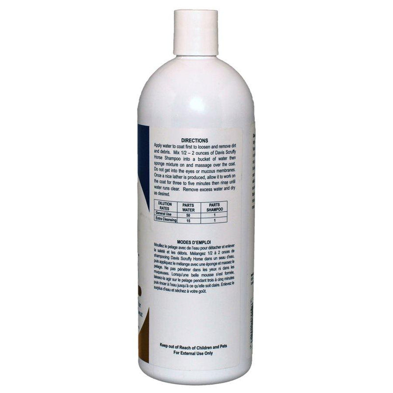 Davis Scruffy Horse Shampoo 32 oz. Bottle Davis